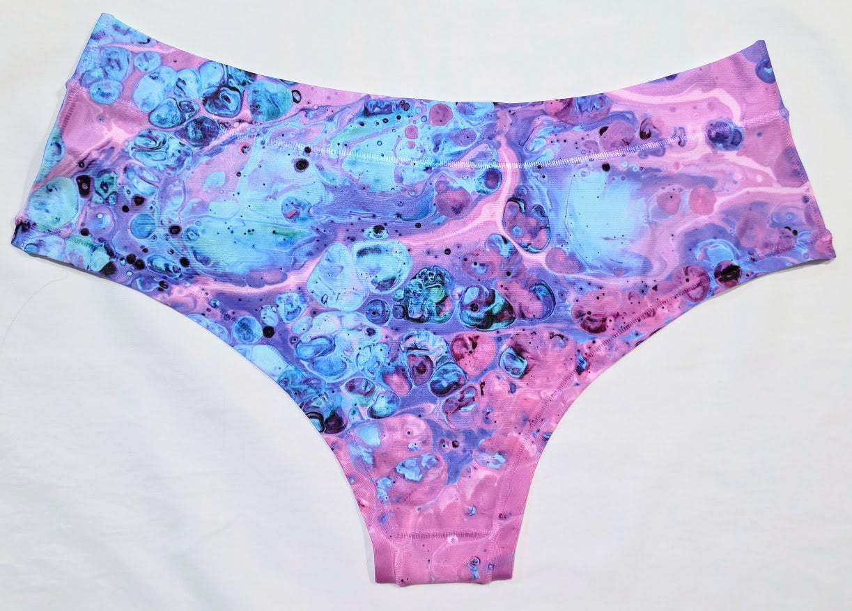Lucky Bums™ 'Opaline Siren' Bikini- Hipster Swimwear Bottom & Triangular Top
