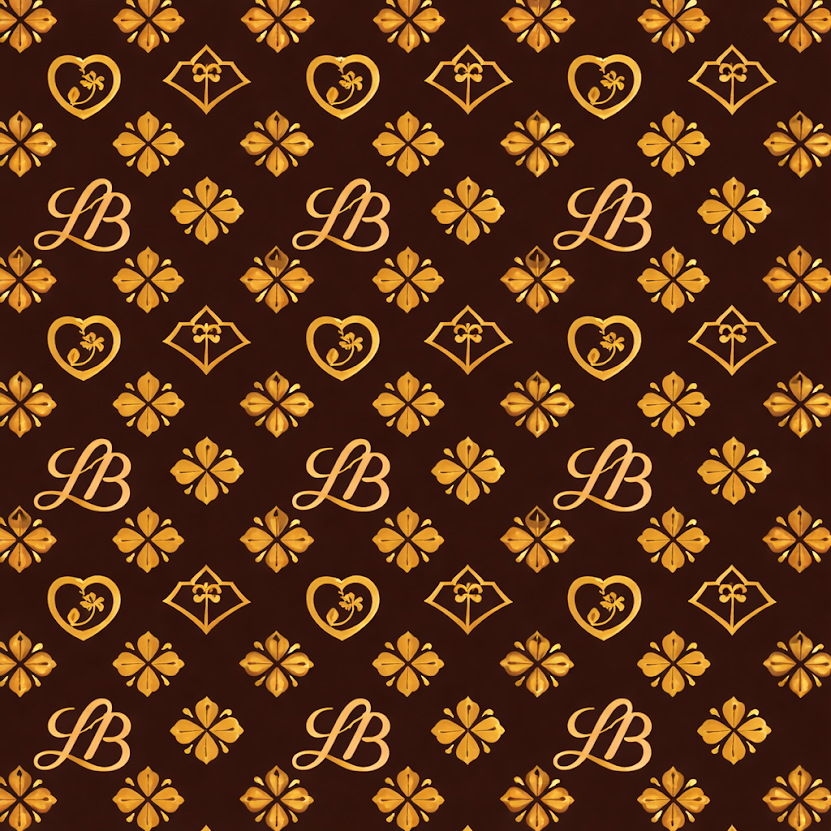 Lucky Bums™ 'Golden Coast Monogram' Bikini- Hipster Swimwear Bottom & Triangular Top